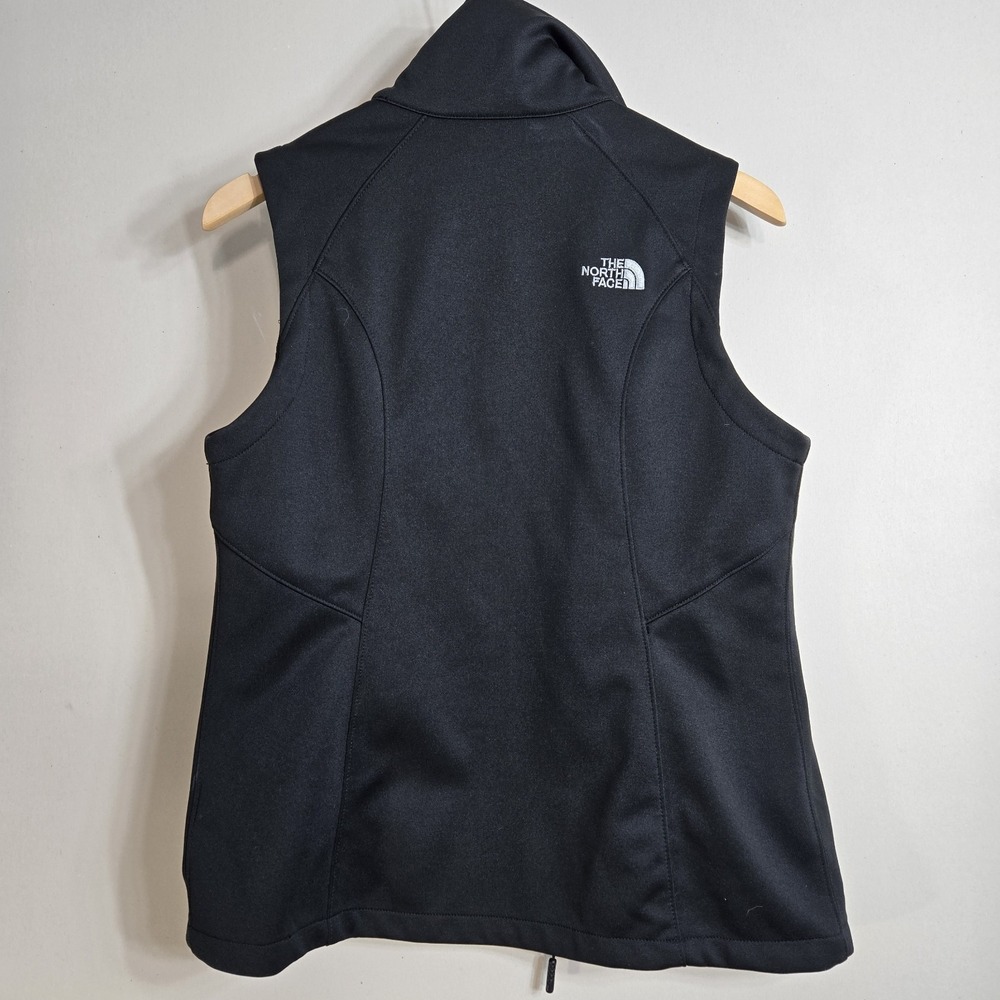 The North Face‎ Vest Womens Sz M Full Zip Sleeveless Black Advisory Board Logo - Picture 8 of 11